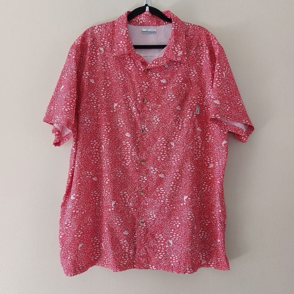 Columbia PFG Omni-shade Men's Short Sleeve Shirt Size XL - Picture 2 of 16